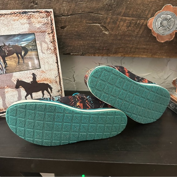 Twisted X Women's Hooey Loper, Moc Toe, Midnight Aztec Driving Sneaker Shoe S: 7 - Picture 6 of 9